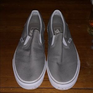 Grey Vans Size Women’s 10 Mens 8.5